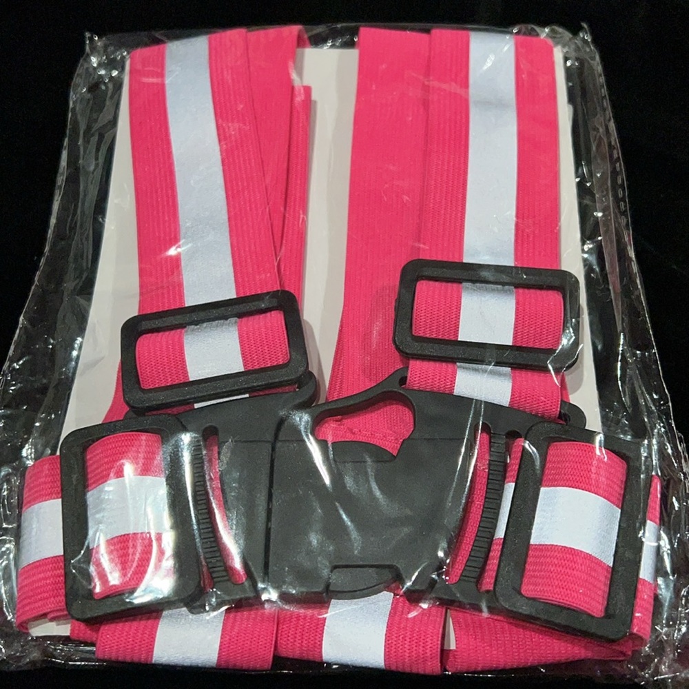 New neon pink Reflective Harness
